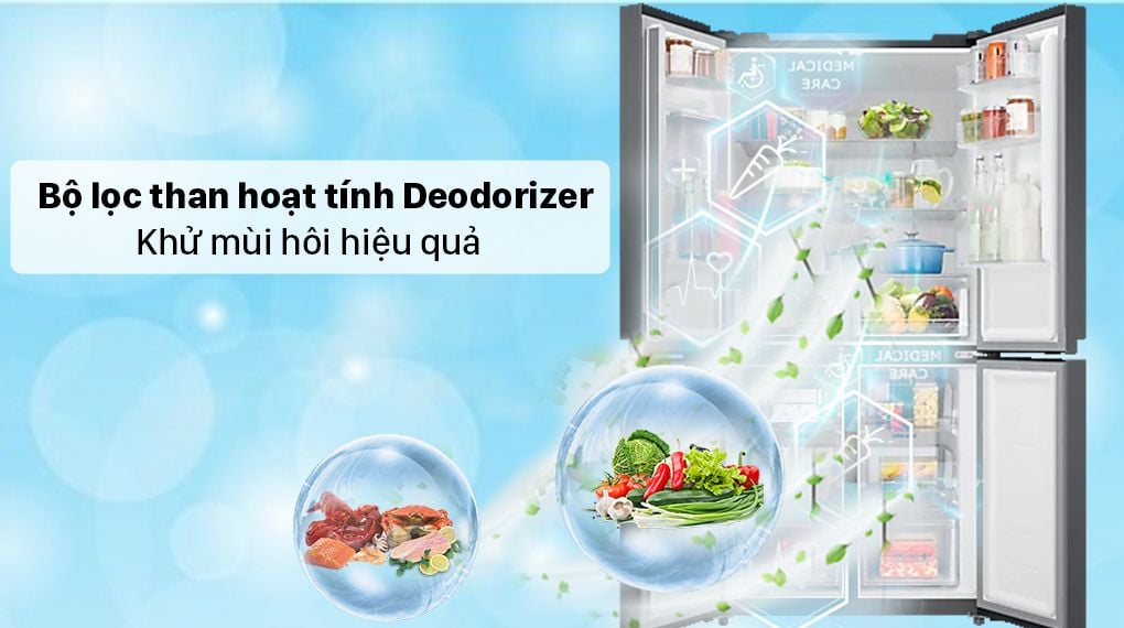 Tủ lạnh Samsung Inverter 488 lít RF48A4010B4/SV - hình 5