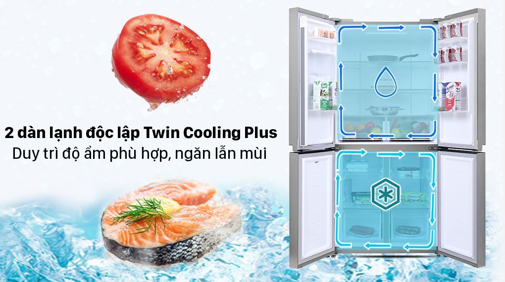 Tủ lạnh Samsung Inverter 488 lít RF48A4010M9/SV - hình 1