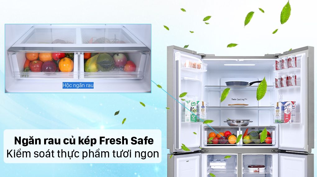 Tủ lạnh Samsung Inverter 488 lít RF48A4010M9/SV - hình 3