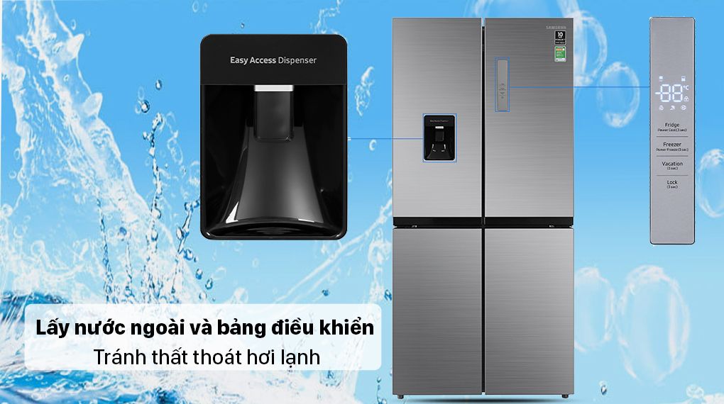 Tủ lạnh Samsung Inverter 488 lít RF48A4010M9/SV - hình 4