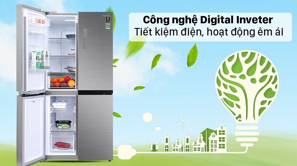 Tủ lạnh Samsung Inverter 488 lít RF48A4010M9/SV - hình 5