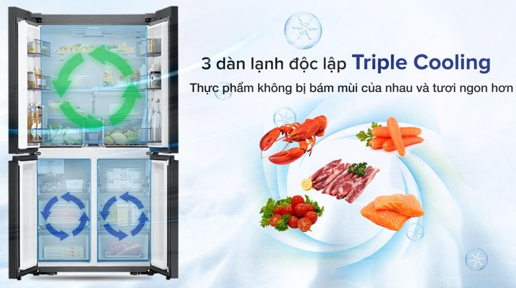 Tủ lạnh Samsung Inverter 599 lít RF60A91R177/SV - hình 3