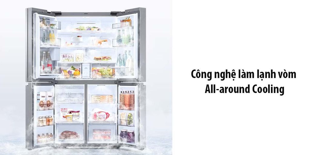 Tủ lạnh Samsung Inverter 649 lít Multi Door RF59C700ES9/SV - hình 4
