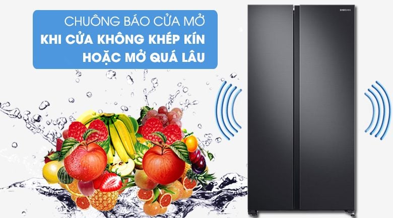 Tủ lạnh Samsung Inverter 655 lít RS62R5001B4/SV - hình 5