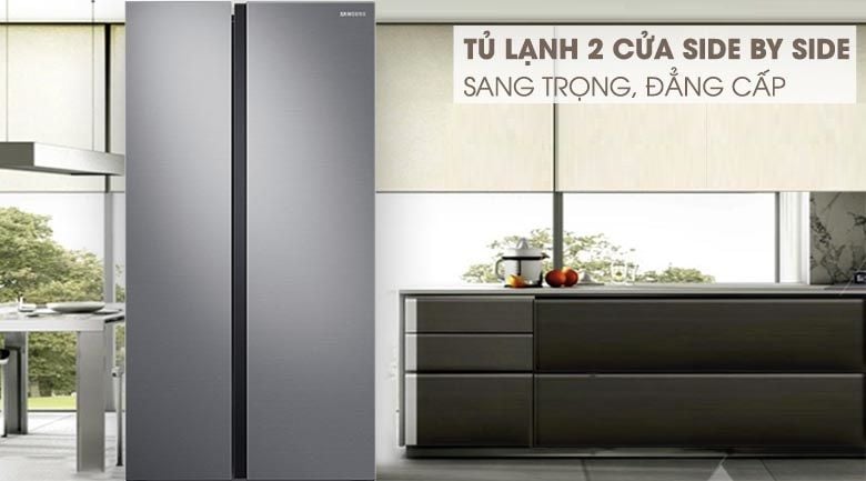 Tủ lạnh Samsung Inverter 655 lít RS62R5001M9/SV - hình 1