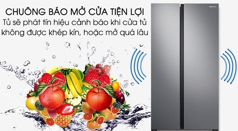 Tủ lạnh Samsung Inverter 655 lít RS62R5001M9/SV - hình 5