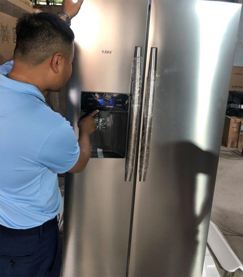 Tủ lạnh Side By Side Kaff KF-SBS600BWT - Hàng chính hãng - hình 5