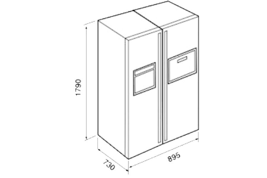 Tủ lạnh Side By Side Teka NFD 680 - 40666681 - hình 5