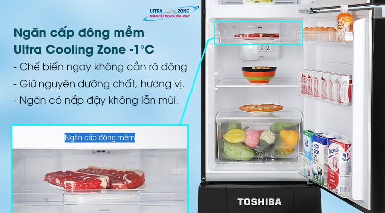 Tủ lạnh Toshiba Inverter 194 lít GR-A25VM UKG1 - hình 1