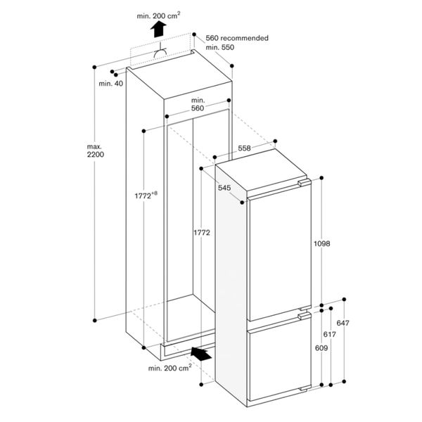 Tủ lạnh âm tủ Gaggenau RB282304ID 271 lít series 200 - hình 7