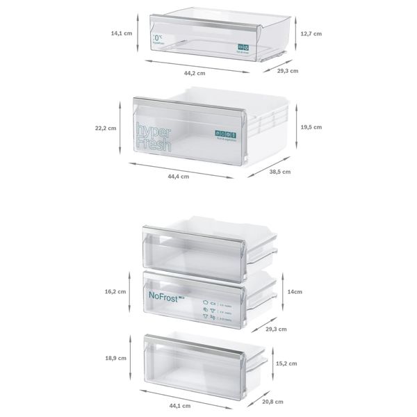 Tủ lạnh âm tủ Siemens 260 lít KI86NADD0 iQ500 - hình 7