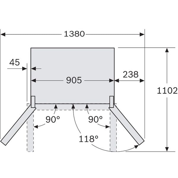 Tủ Lạnh 4 Cánh Bosch KFN96APEAG - hình 5