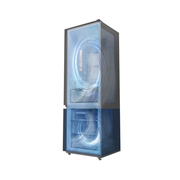 Tủ lạnh Hitachi Inverter 323 lít ngăn đông dưới HRBN6340DUVN Đen ánh sao ảnh 2