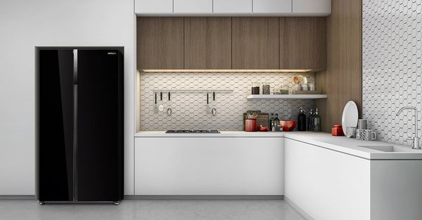 Đánh giá Tủ lạnh Hitachi Inverter 525 lít Side by Side HRSN9552DGBVN Kính đen