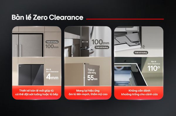 Đánh giá Tủ lạnh LG French Door âm tường màu đen 580L F56BG