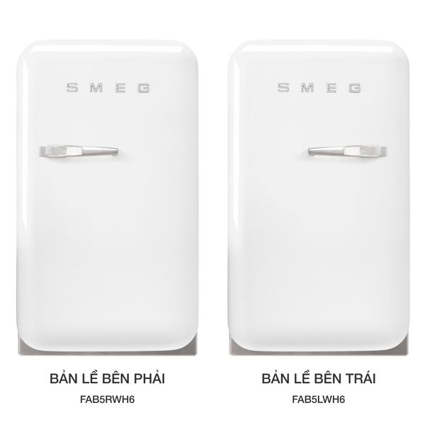 Tủ lạnh mini Smeg 34 lít FAB5xxx6 màu trơn - hình 4