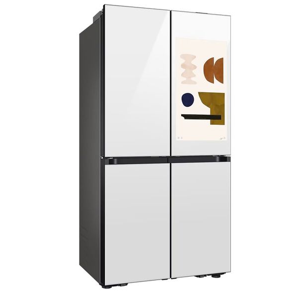 Tủ lạnh Samsung Inverter 636 lít Bespoke RF65DB990012SV Trắng Thạch Anh - hình 3