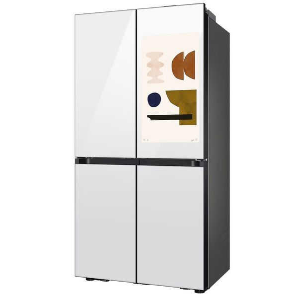 Tủ lạnh Samsung Inverter 636 lít Bespoke RF65DB990012SV Trắng Thạch Anh - hình 4