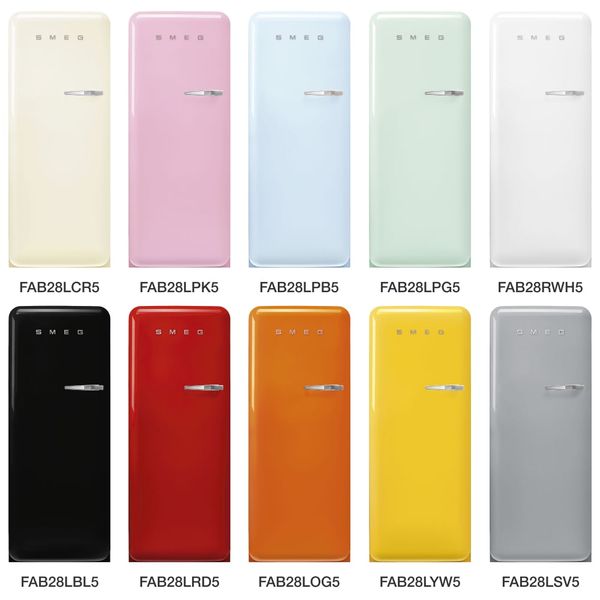Tủ lạnh Smeg Inverter 270 lít FAB28 màu trơn - hình 4