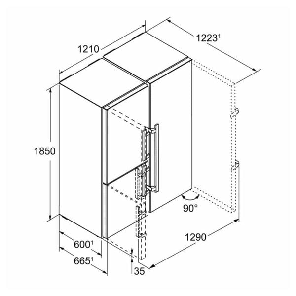 Tủ Lạnh Sybe By Syde Liebherr SBSes 8496-21 - hình 8